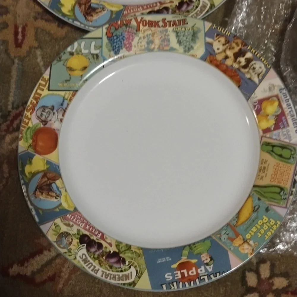 Vintage Advertising LABELS Sakura Retired DINNER PLATE  EPLC